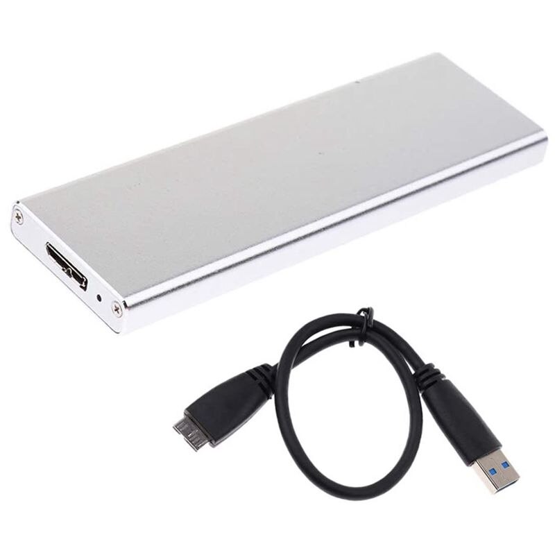 SSD to USB3.0 Hard Disk Enclosure External Case 6+12 Pin for Apple Air A1370 A1369