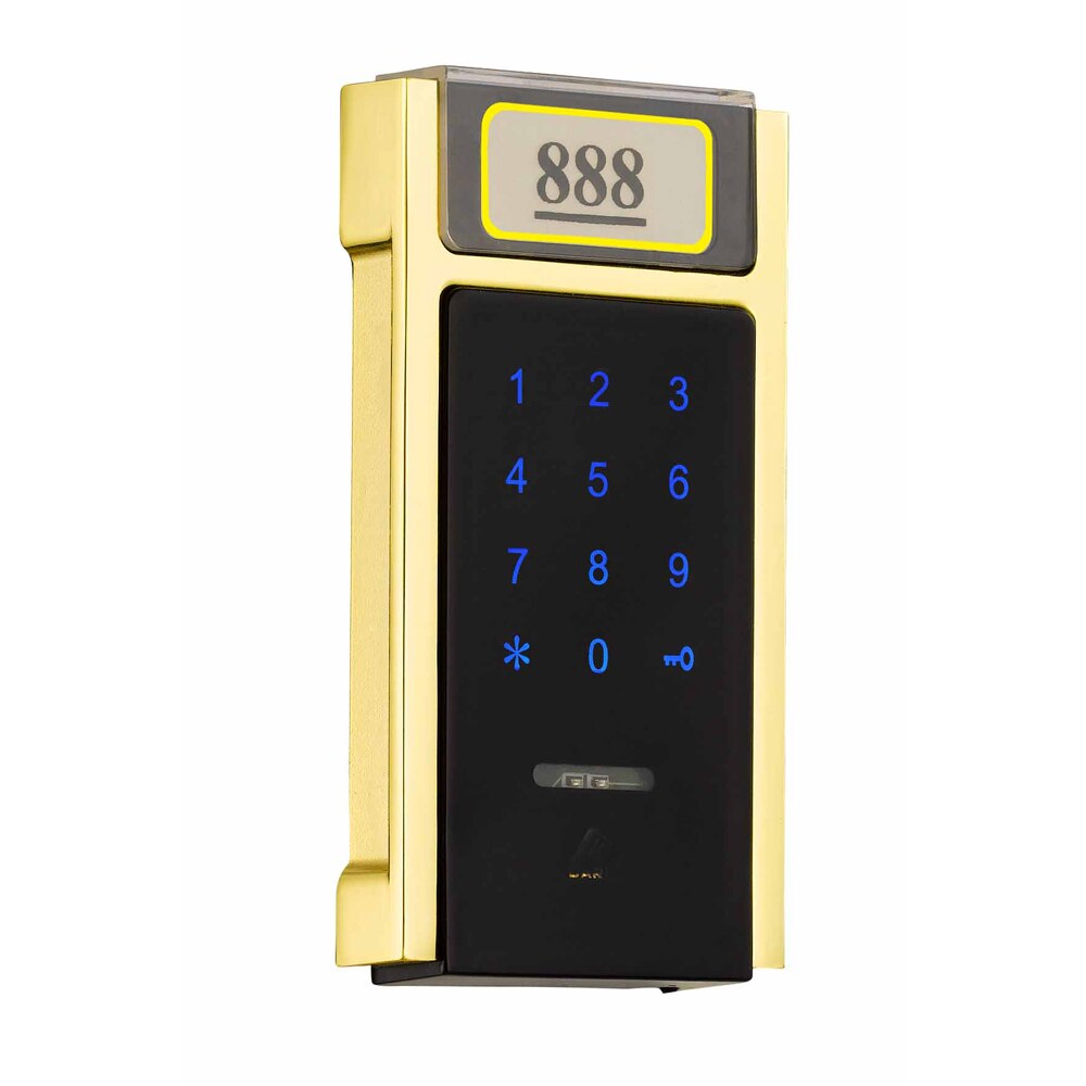 Electronic locker Smart door lock for cabinet locker sauna and office hotel home swimming pool: EM136 golden