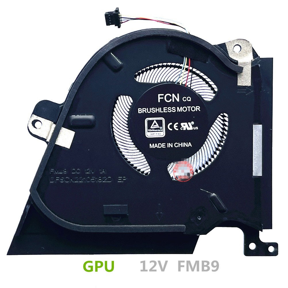 original cpu cooling fan cooler for ASUS ROG Zephyrus Duo 15 GX550 GX550LXS GX550LWS GX550Q Heatsink radiator: GPU FAN (FMB9)