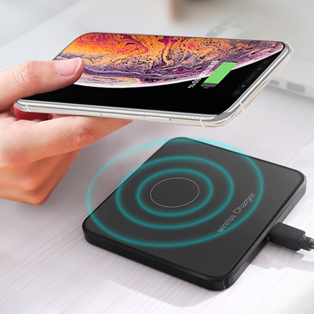 15W Wireless Charger for iPhone Vertical Fast Charging Phone Support Charger for Huawei Samsung Universal