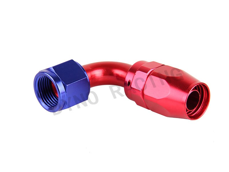 Racing-AN10 Fitting AN 10 Aluminium Fittings 90 Graden Olie/Brandstof/Swivel Slangkoppelingen Swivel Slang Fitting HF003C