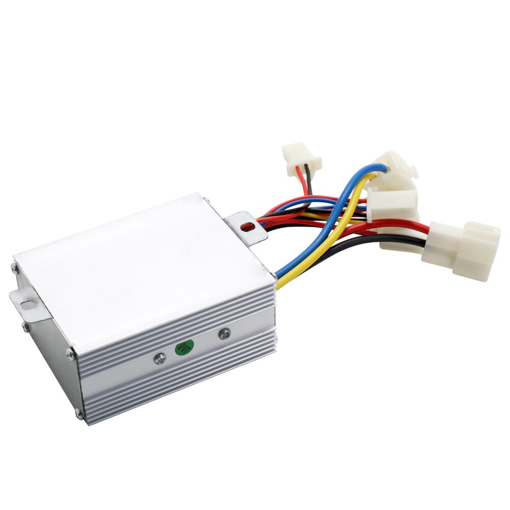 24V 500W Electric Bicycles Brushed Speed Controller & Throttle Grip Set for Electric Bicycles Scooter E-bike Motor Styling