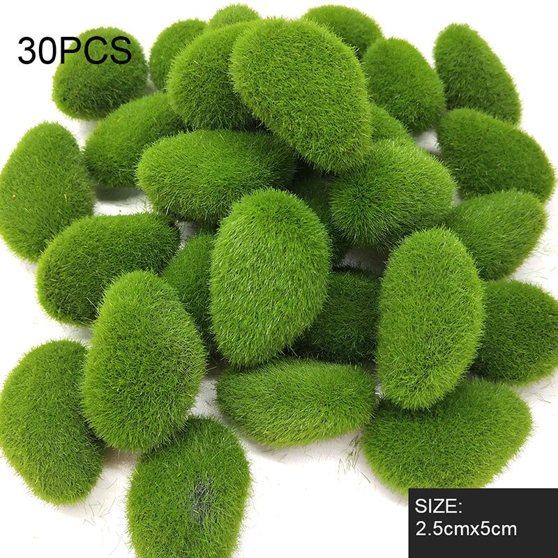 Künstliche Kopfstein Kies Leucht Steine über 14mm 200-300 stücke 180 gr/paket glühend Kiesel Garten Dekoration: künstlich Stein