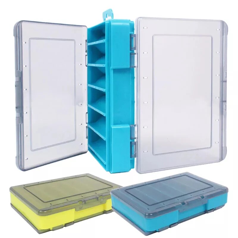 BURLE Angelzubehör-Box, U-Größe, Holz-Garnelenbox, Köderbox, Aufbewahrungsbox, VIB, Minobo Climb, transparent