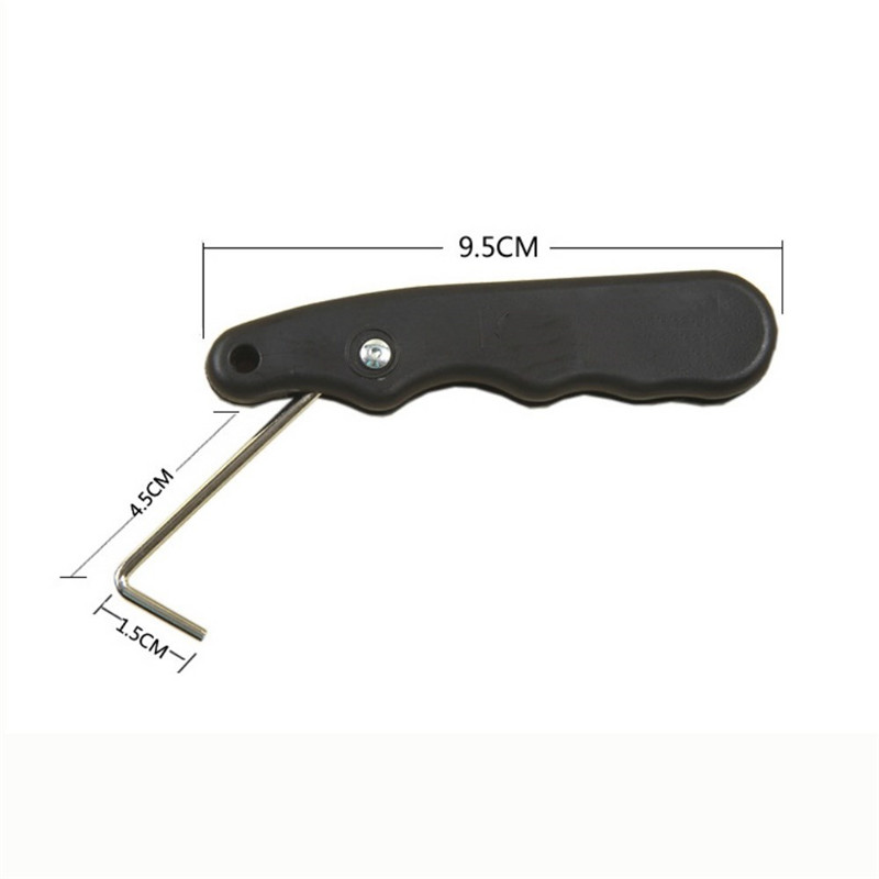 Patín de encaje tensor de mango de sujeción PP plegable ergonómico adecuado para la figura de patines de Hockey