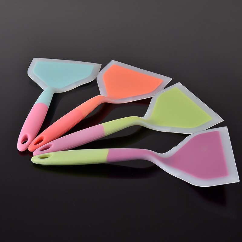 Siliconen Lepel Kleine Koekenpan Schop Lepel Spatel Non-stick Koken Spatels Pizza Keukengerei Keukengerei Schop