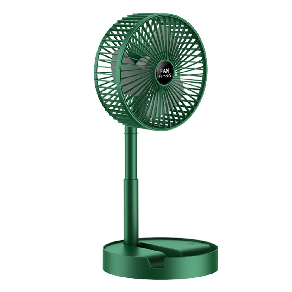 Ventilateur de bureau carré USB avec tête rotative à 360° | Ventilateur