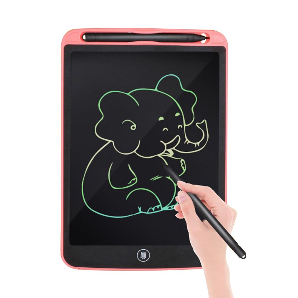 15inch LCD Drawing Tablet Digital Writing Graphic Tablets Electronic Handwriting Pad Partially Erasable Drawing Board: red