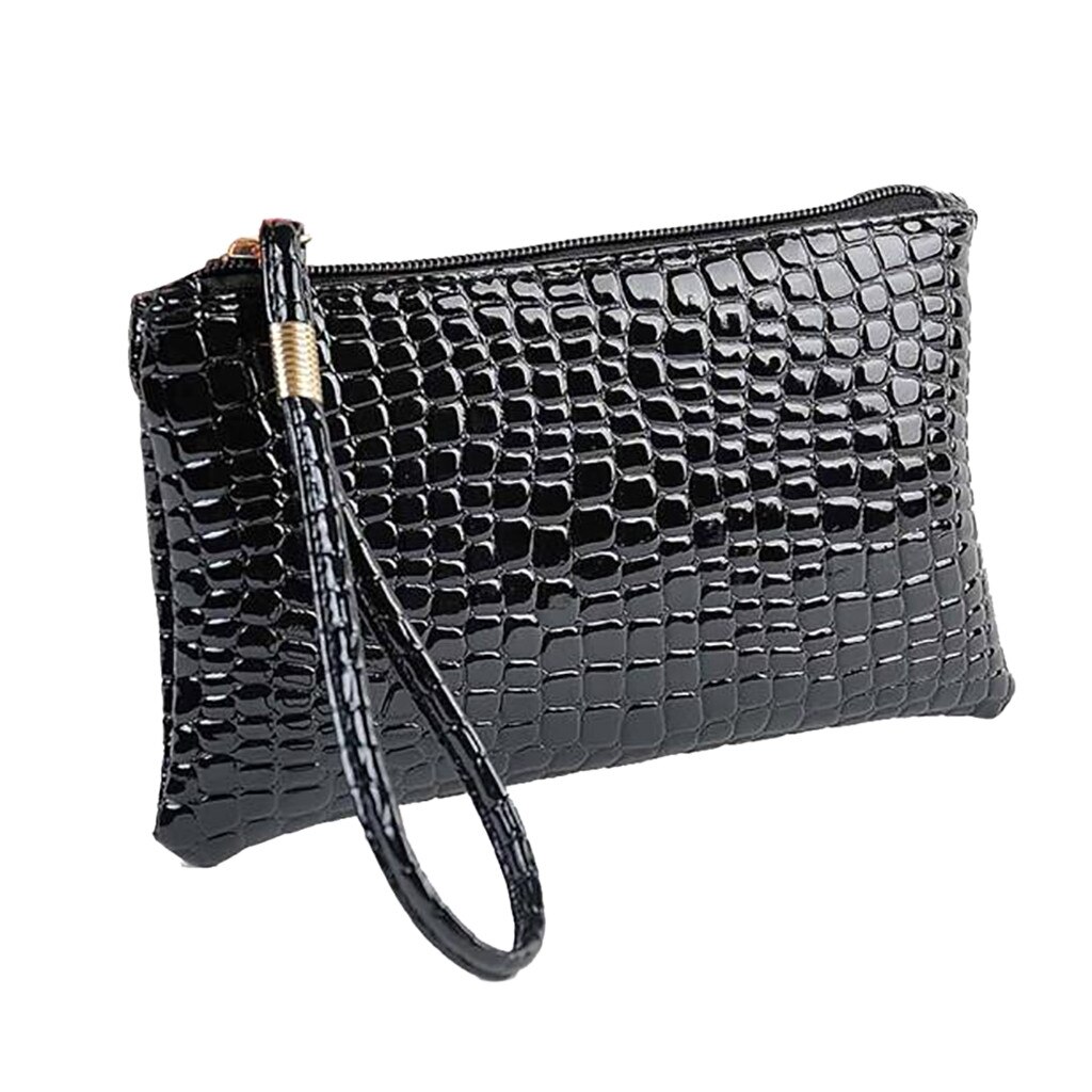 Portefeuilles Vrouwen Krokodil Lederen Clutch Handtas Tas Portemonnee Portemonnee Kleine Lederen Vrouwen Portefeuilles Rits Portemonnees Portemonnees #4