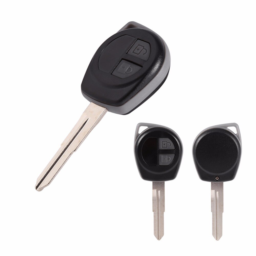 Porte-clés pour SUZUKI Vitara Swift | 1 pièce, 2 boutons, coque de clé à distance adapté aux SUZUKI Vitara Swift, Ignis SX4 Liana Alto