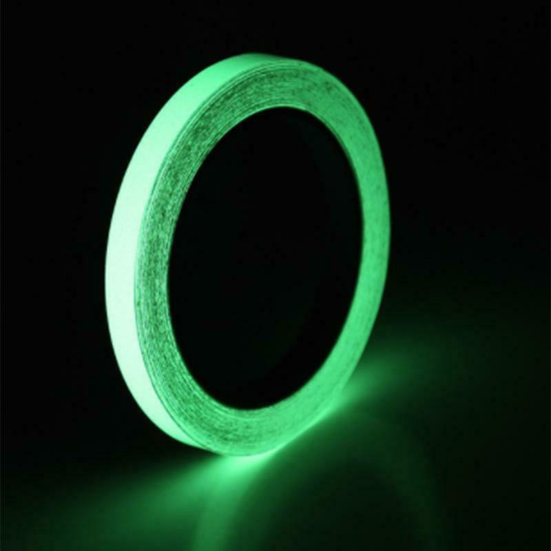 FAROOT – ruban adhésif Fluorescent lumineux, 1.5CM x 5m, brille dans la nuit, 5M
