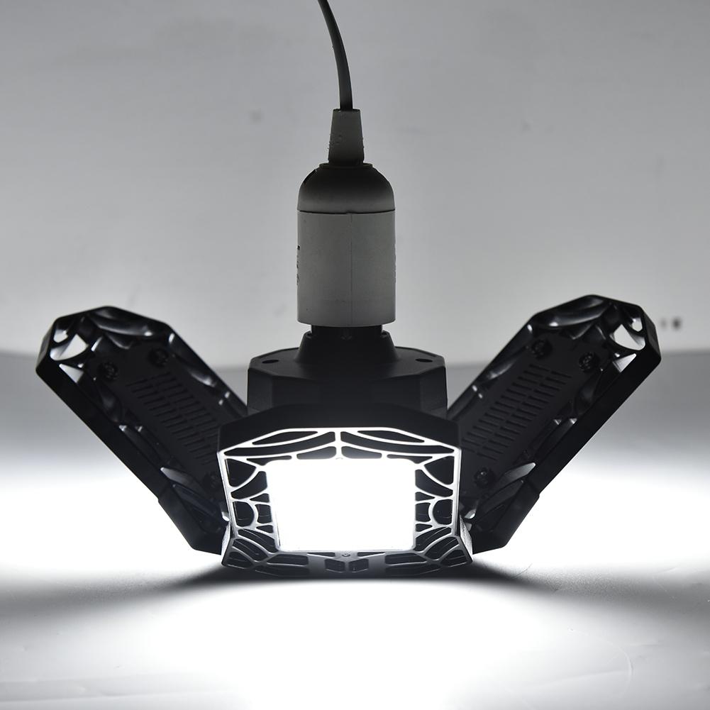 60W/6000LM /30W LED Adjustable Three Light Garage Lamp High Bay Light UFO Workshop Parking Warehouse Lamp IP65 85-265v E27/E26