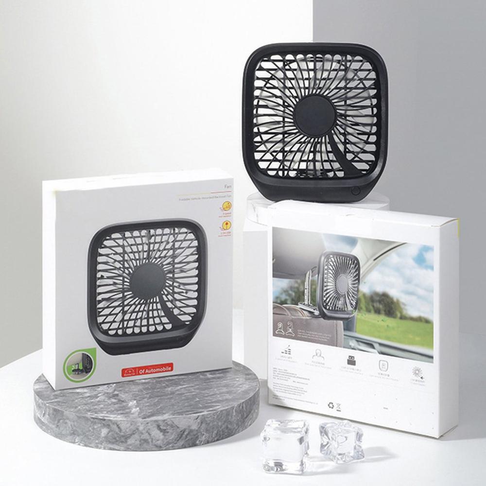 Strong Car Fan 12v Truck Powerful Mute Large Wind Cooling Fan Ultra Quiet and Portable