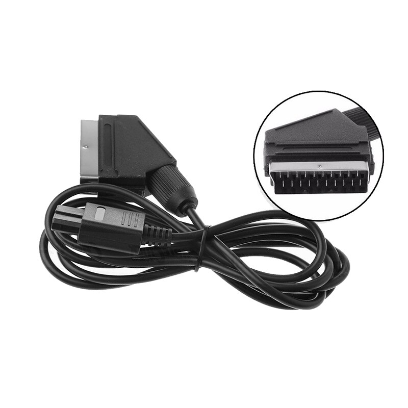 RGB SCART AV Kabel Blei Kabel für SNES Gamecube N64 NTSC Konsole retro Spielen