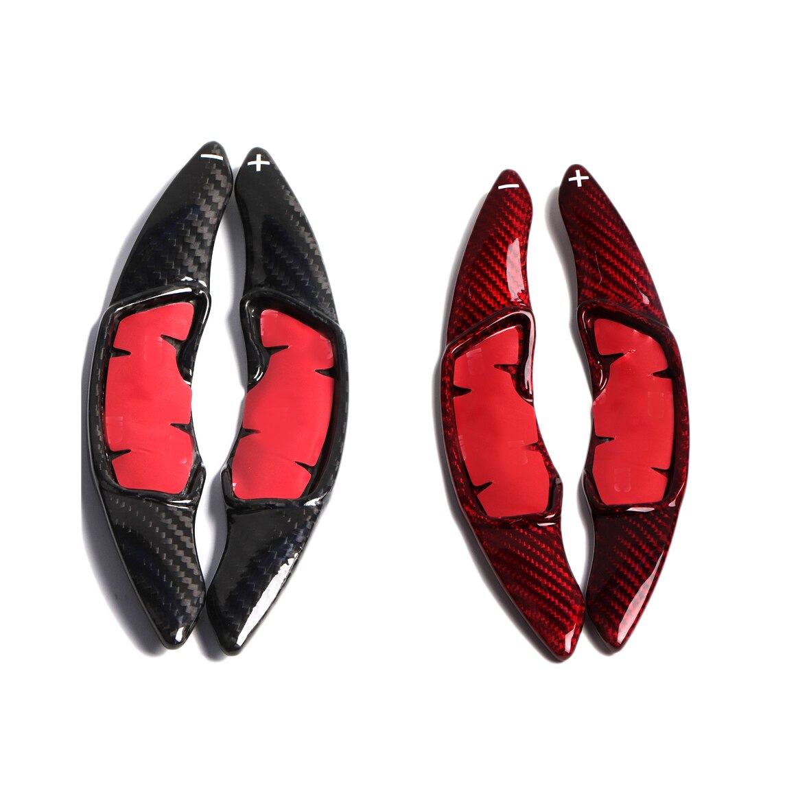 Real Carbon Fiber Steering Wheel Shift Paddle Switch Level for Subaru XV BRZ Toyota GT86 FR-S