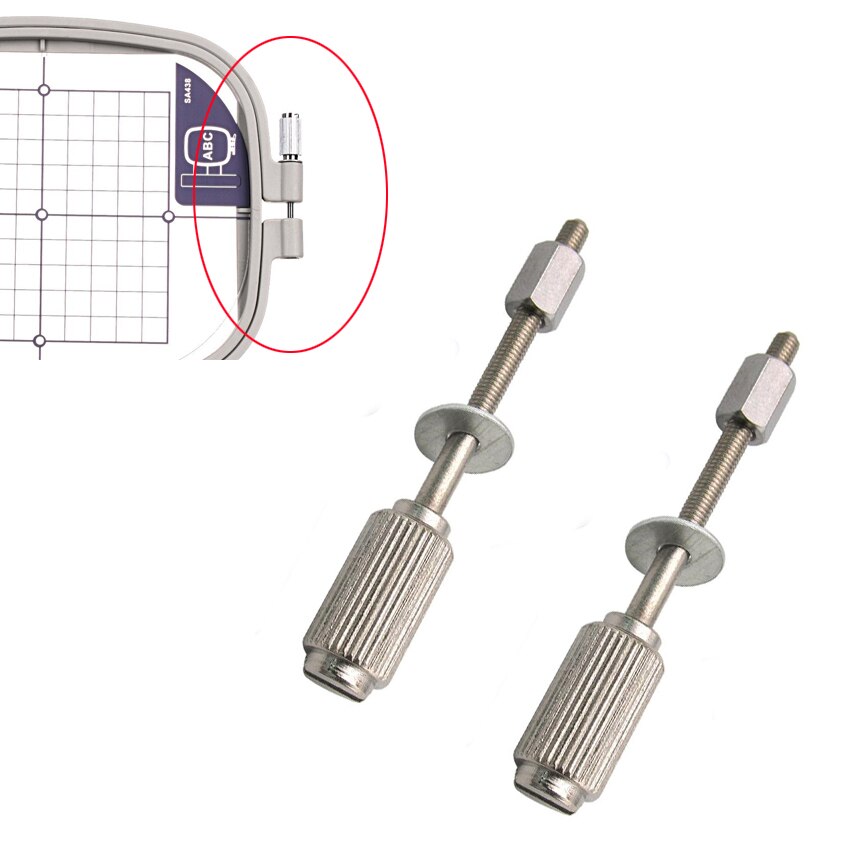 Embroidery Hoop For Brother Innovis 1500 2600 V3 V5 V7 XV 1 1E 6-Options(SA437,SA438,SA439,SA441): 2PCS Hoop Screws