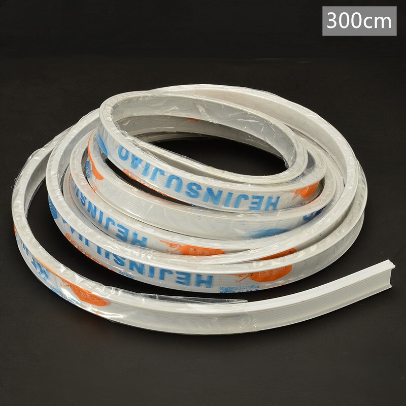 Flexible assembly of ceiling curtain rail straight sliding window balcony decoration curtain upper accessories/side frames: Side mounting- 300cm