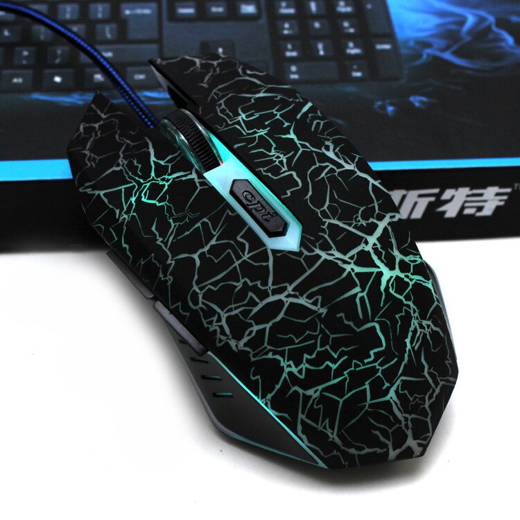 The game of office glow USB mouse optical mouse Internet cafes