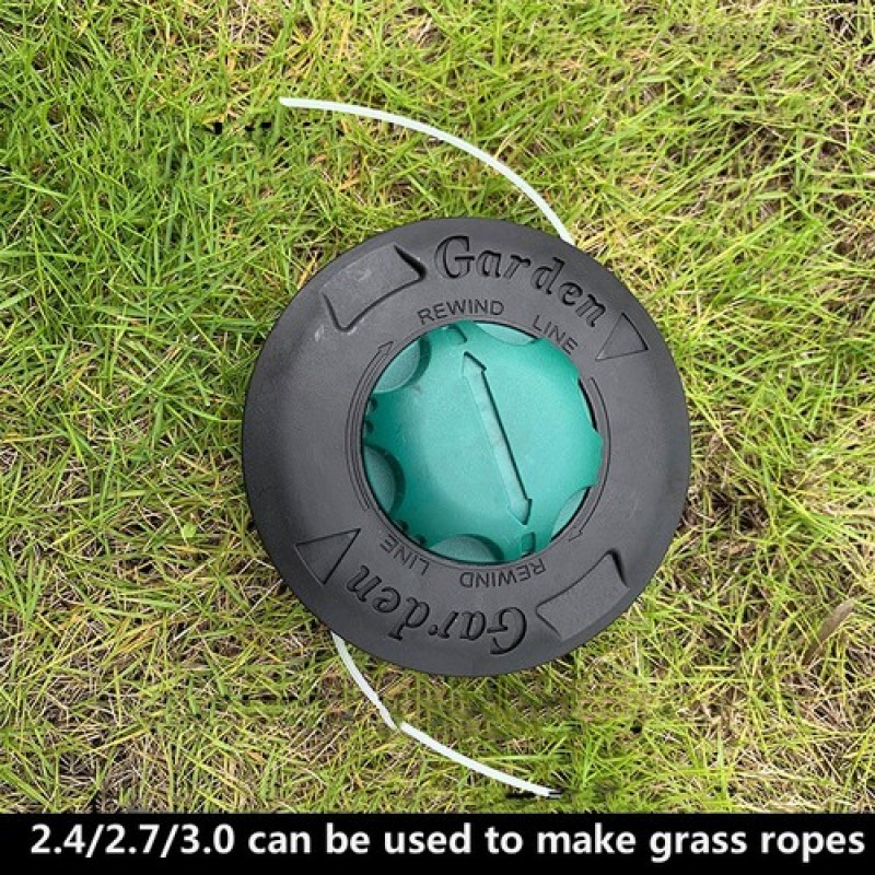 Tête de coupe gazon automatique pour débroussailleuse de machines à essence de jardin, tête de bosse de remplacement de taille-bordures universelle