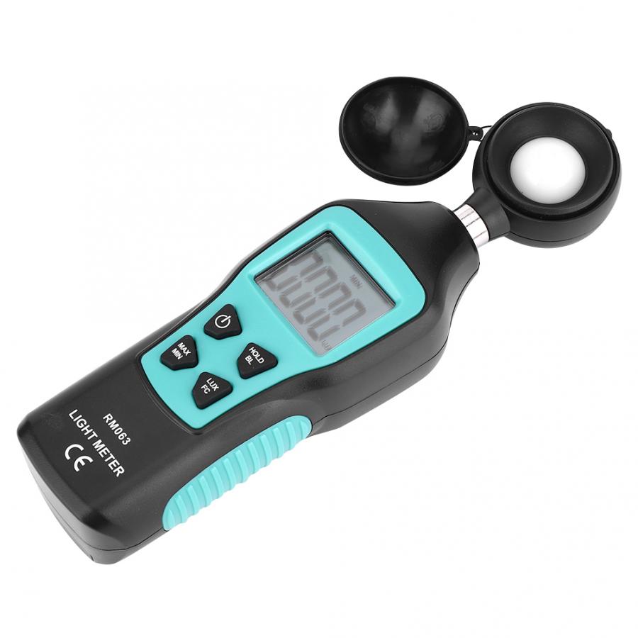 Digital Portable RM063 High Accuracy Digital LCD Light Meter Luxmeter Illuminometer Photometer