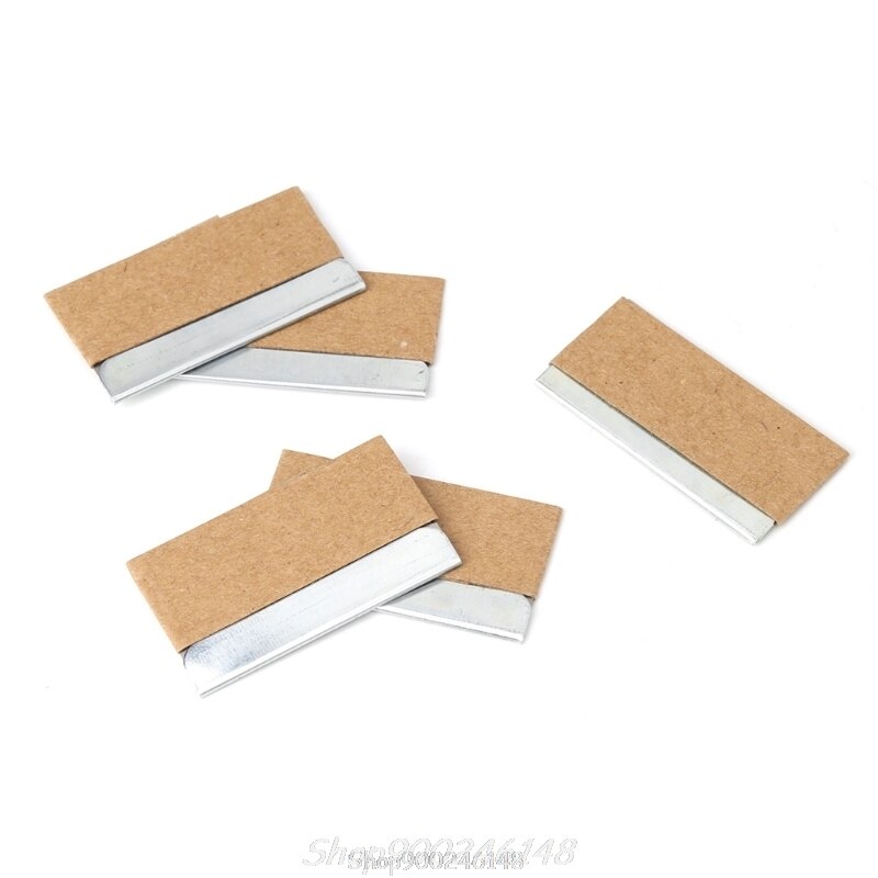 5 stuks keramische ovenruitenkrabbers van roestvrij staal, 1.57 '' mes  jy24 20