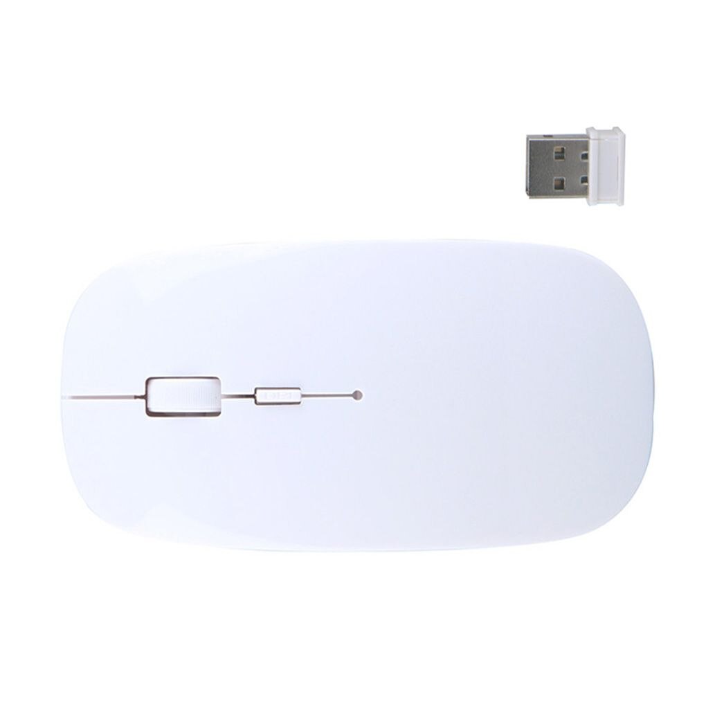 Ratón para ordenador portátil, Ratón óptico inalámbrico 2,4G, receptor USB, Air Mouse, inalámbrico, ultrafino