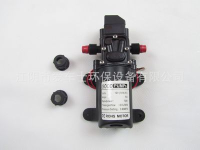 Bomba de diafragma de água dc, bomba de diafragma de 12v, 130psi, 6l/min, bomba de água de alta pressão automática, impulsionadora, interruptor automático de 72w: Screw thread