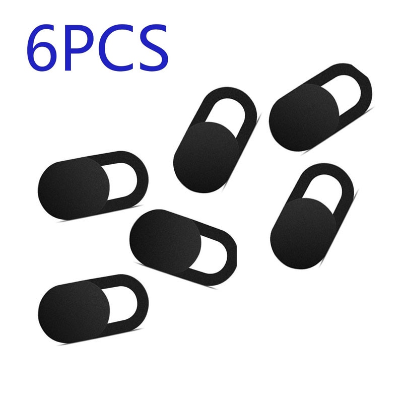 6/9 Pcs Webcam Cover Web Camera Privacy Blocker Computer 0.7mm Ultra Dunne Zwarte