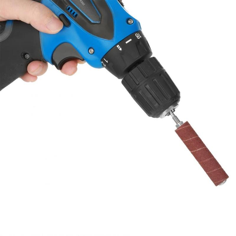 20pcs/set Sanding Drum Set Drum Sander Kit Including Abrasive Sleeves Drum Rubber Mandrels for Drill Press Woodworking Kit