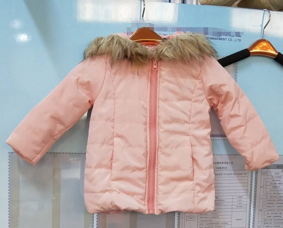 Coreano di Modo Dei Nuovi Bambini di Ispessimento Più Il Giubbotti Delle Ragazze del Cappotto 2019 di Inverno Del bambino Delle Ragazze Dei Ragazzi di Cotone con Cappuccio del Cappotto Grande Collo di Pelliccia