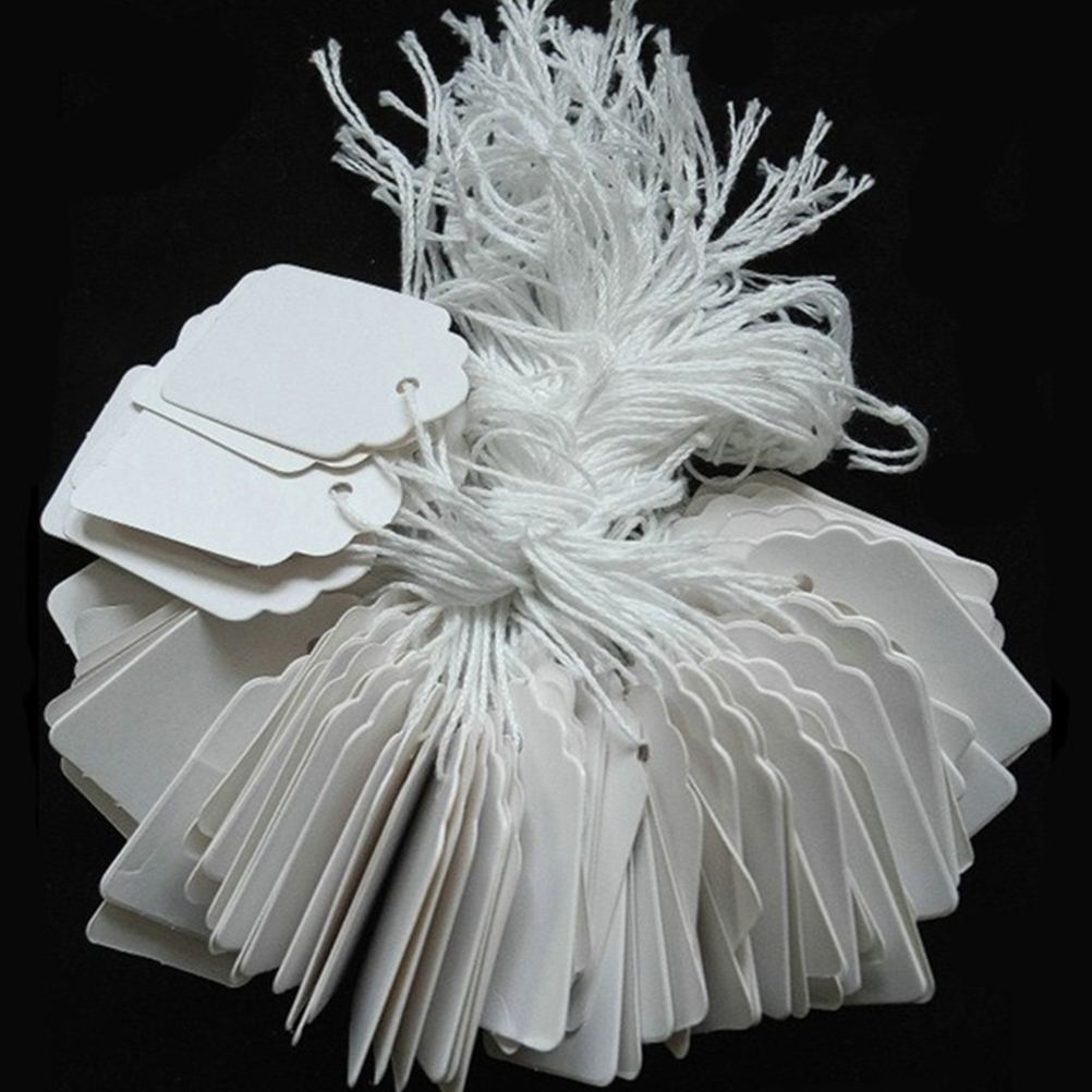 190 st bra papper vitt prislappar prisetiketter displayetiketter märkningsetiketter för smycken vinflaska produktdekoration  a30