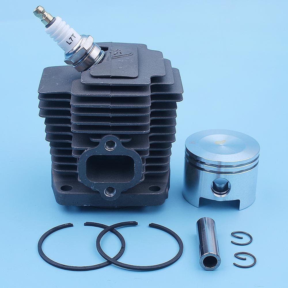 44mm -sylindret stempelsett for kawasaki  th48 kbh 48a ha048j ha048j-as50 motorsag 11005-2123, 11005 2123 reservedeler