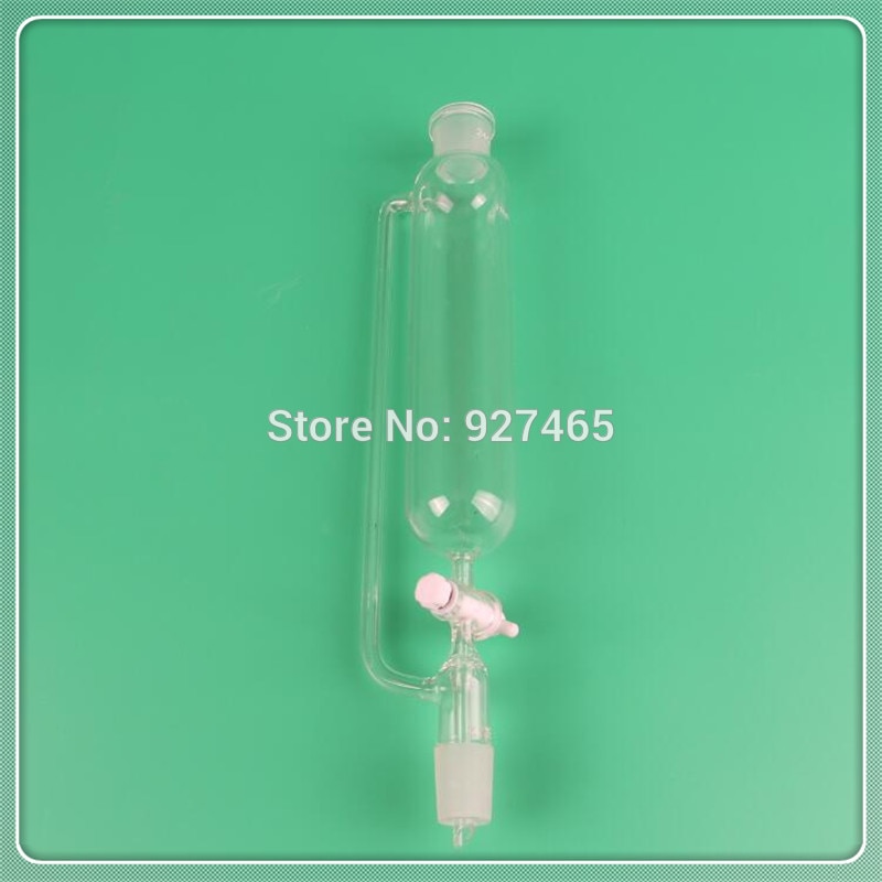 Entonnoir à pression constante 250 ml, entonnoir à pression constante avec robinet en PTFE, joint 24/29