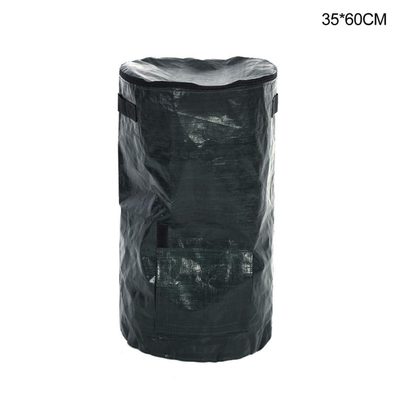 Organic Waste Fermentation Bag Garden Yard Compost Bag PE Kitchen Waste Disposal Organic Compost Bag