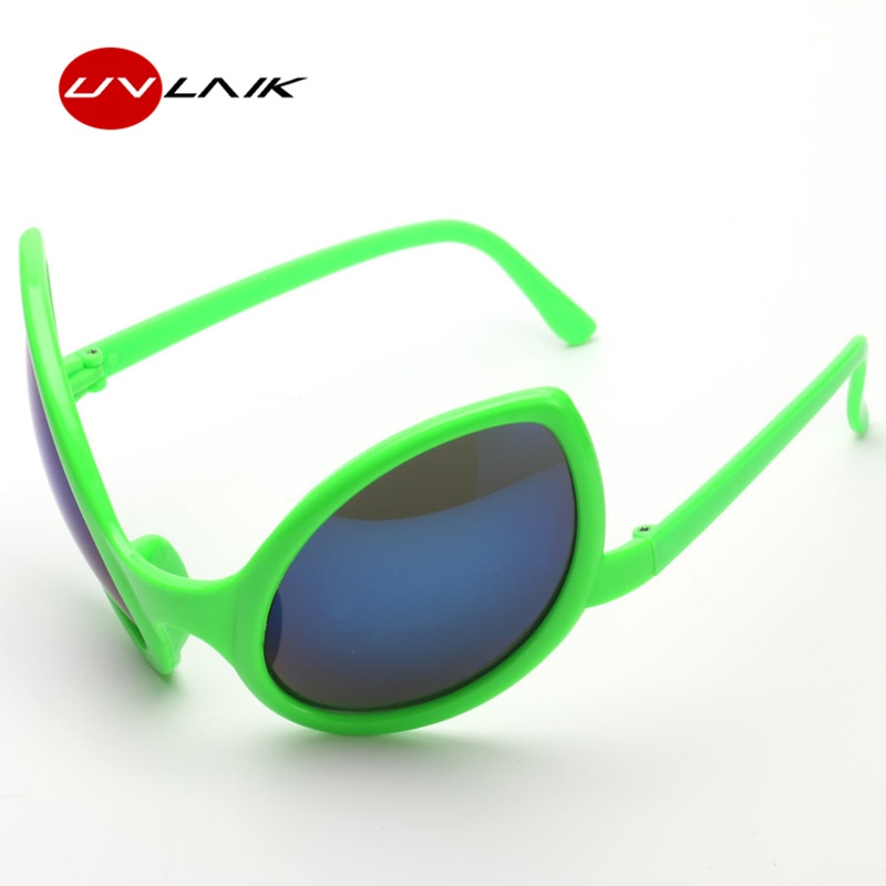 UVLAIK Funny Alien Eyes Sunglasses Men Costume Mask Novelty Glasses Women Party Supplies Decoration Photobooth Props
