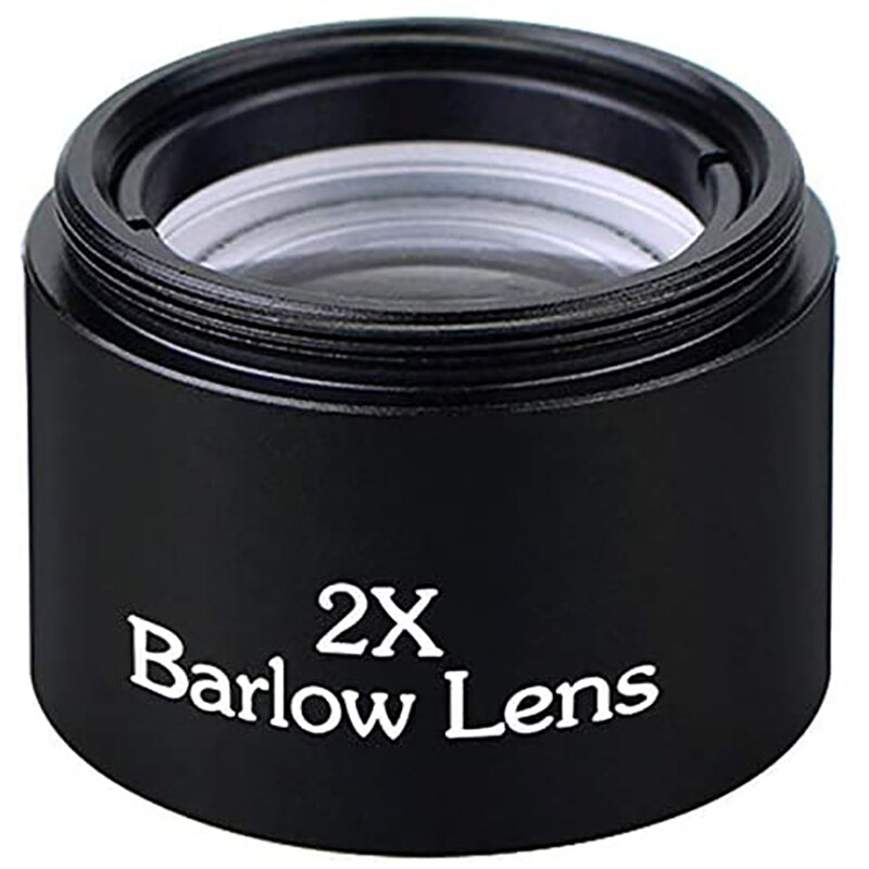 Aspherical Eyepiece Telescope HD Wide-Angle 1.25 Inch 62 Eyepiece 4mm + 2X Extender for Monoculars