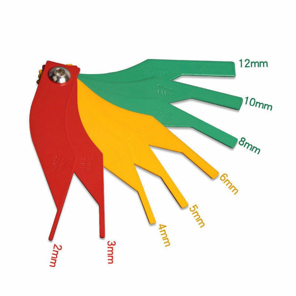 Lining Brake pad Measuring Thickness Gauge Meter Measure Tool Scale Feeler Accessories 1pcs