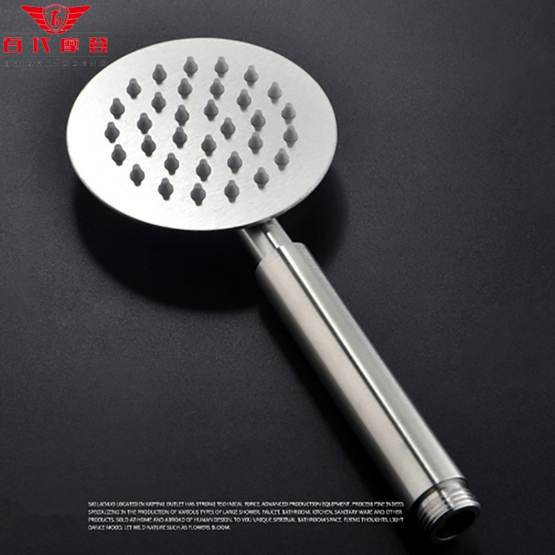 304 Stainless Steel Hand Shower Shower Never Rust 304 Lead-free Stainless Steel Hose Sprinkler Suit