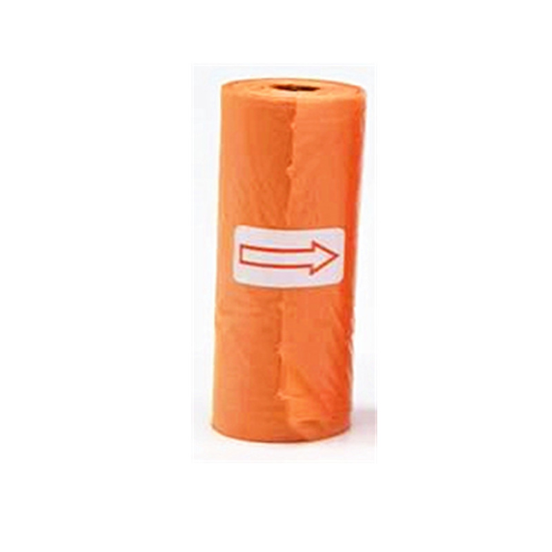 1200 pièces couleur aléatoire dessin animé patte graphique chien merde sacs animaux de compagnie merde sacs anti-fuite chien déchets sacs pour fournitures pour animaux de compagnie: M / Or