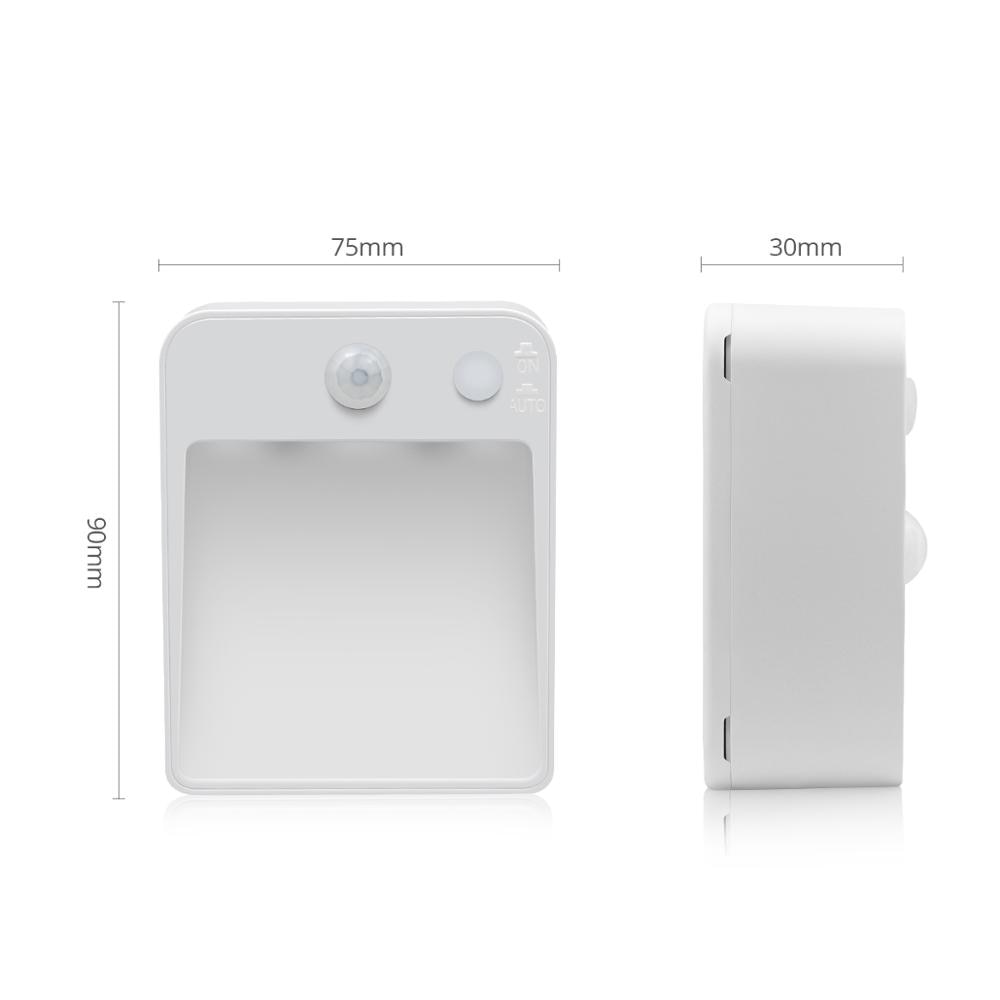 smart bevegelse vegglamper dobbel induksjon wc nattbord fangstmann lys batteridrevet til rommet gangen gjeng toalett natt sikkerhet