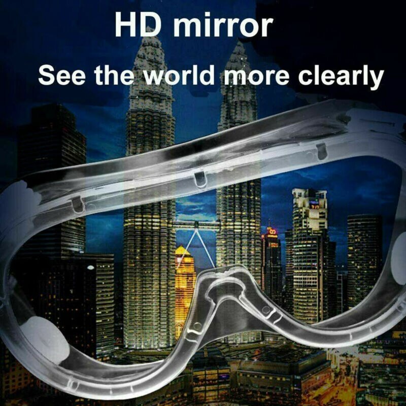 Safety Lab Glasses Protective Anti-Dust Goggles Chemical Industrial Eyewear