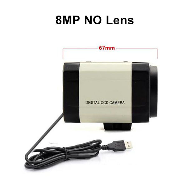 HD 5-50 mm varifocale lens Industriële 4K 8MP IMX415 HD USB Webcam 2K 4MP F5253 Sensor PC Video Live Onderwijs USB Camera Plug Play: 1/2,8"