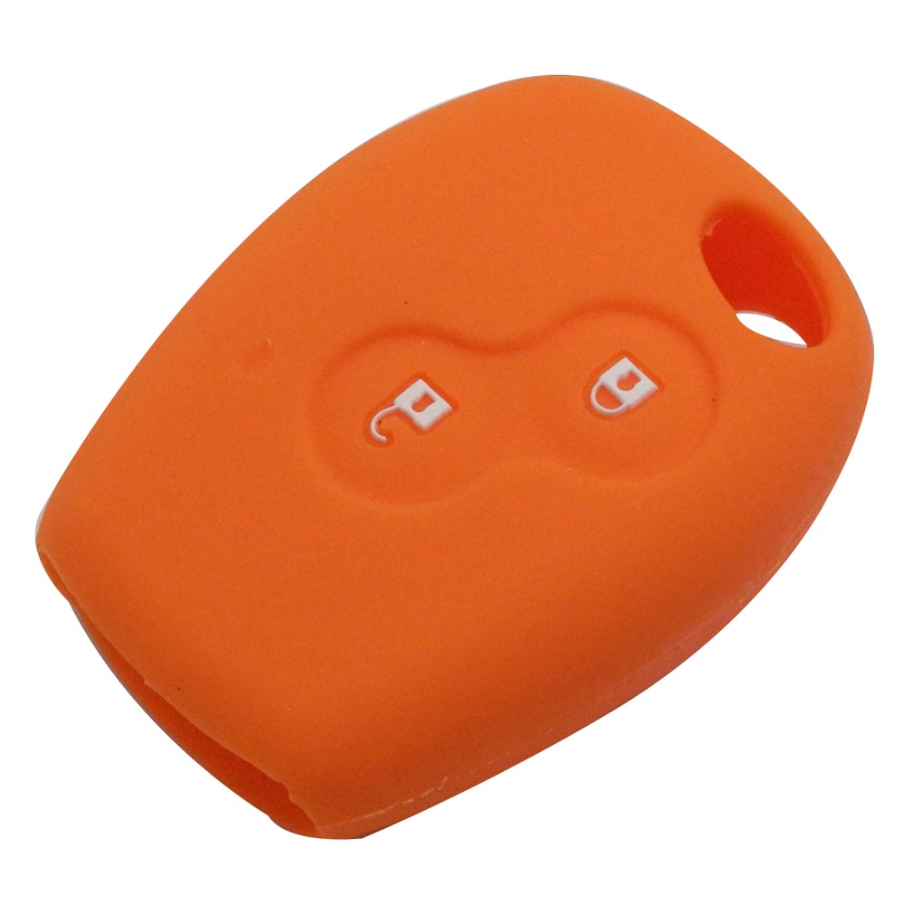 Funda de llave de control remoto para coche de goma de silicona con 2 botones para Renault Kangoo DACIA Scenic medane Sandero capture Twingo Modus