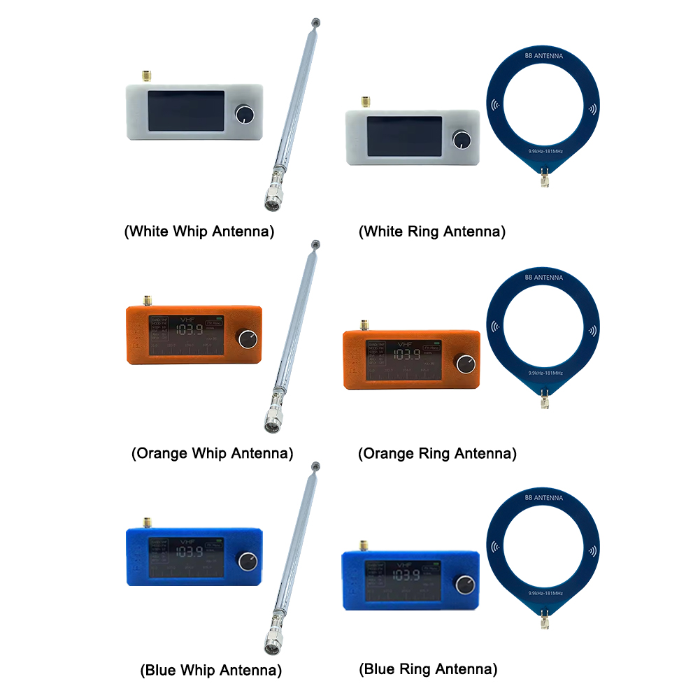 SI4732 0,5-108 mhz All Band Radio-ontvanger Scherm HF SW MW VHF Draagbare Mini Radio Ring Telescopische Antenne Radio LSB USB AM FM