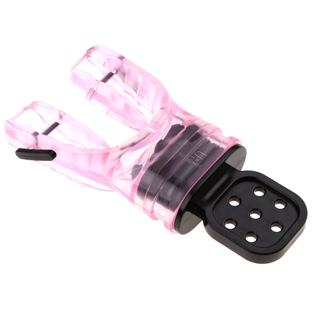 cómodo de buceo, regulador de boquilla de silicona, Snorkel: Rosa