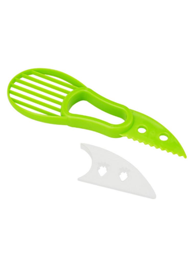 3 In 1 Avocado Dunschiller Multifunctionele Duurzaam Avocado Slicer Cutter Fruit Groente Splitter Keuken Gereedschap En Veilig