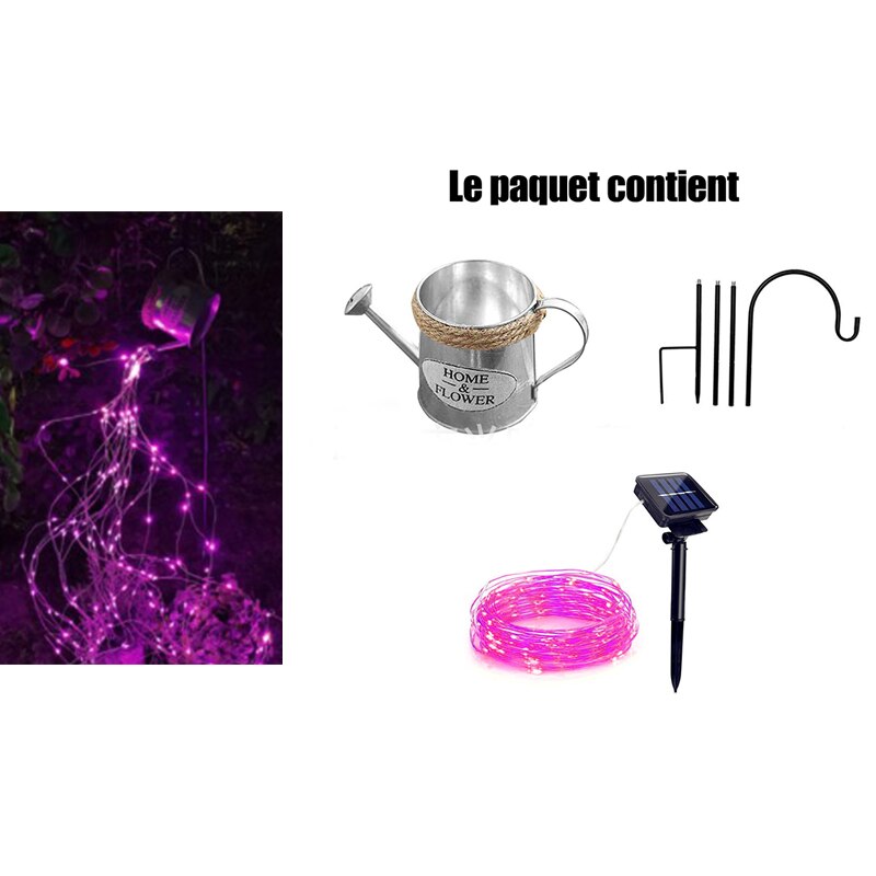 Tuin Decoratie Licht Outdoor Ster Type Solar Douche Tuin Art Licht Decoratie Outdoor Tuinieren Gazon Lamp Led Outdoor: Solar energy2-2