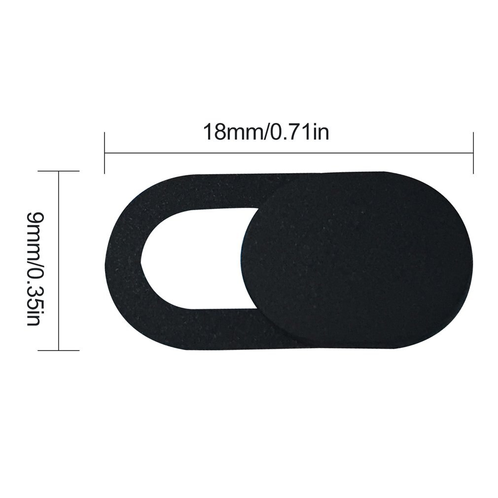 3 Stks/set Metalen Ovale Vorm Mini Webcam Cover Sluiter Magneet Slider Camera Cover Voor Web Laptop Pc Tablet Privacy