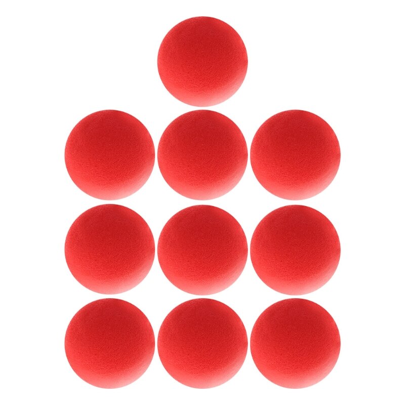 10 sztuk 4.5cm palec kulka z gąbki magiczne sztuczki klasyczne magik iluzja komedia zbliżenie etap karty magiczne akcesoria: Default Title