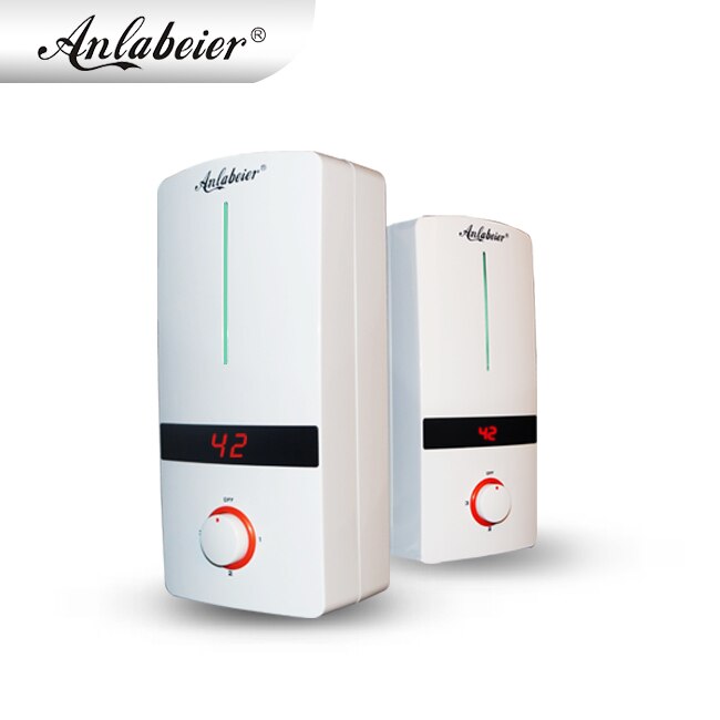 Anlabeier 220v 5500w instant electric shower water heater free freight to Russia without accessory